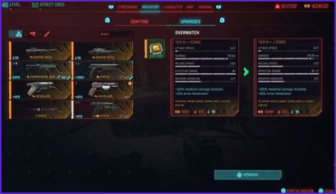 Which weapons to upgrade in Cyberpunk?